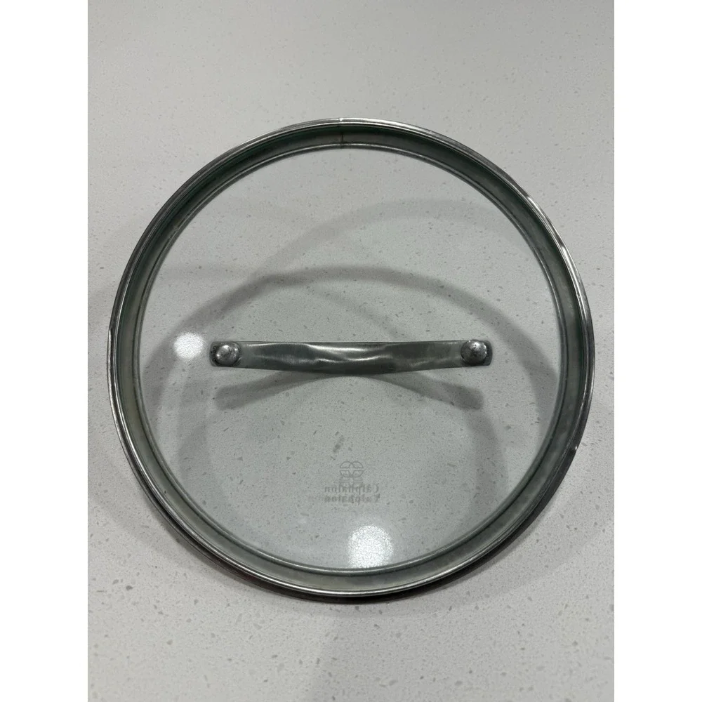 Calphalon Replacement Glass Lid 8” Metal‎ Handle